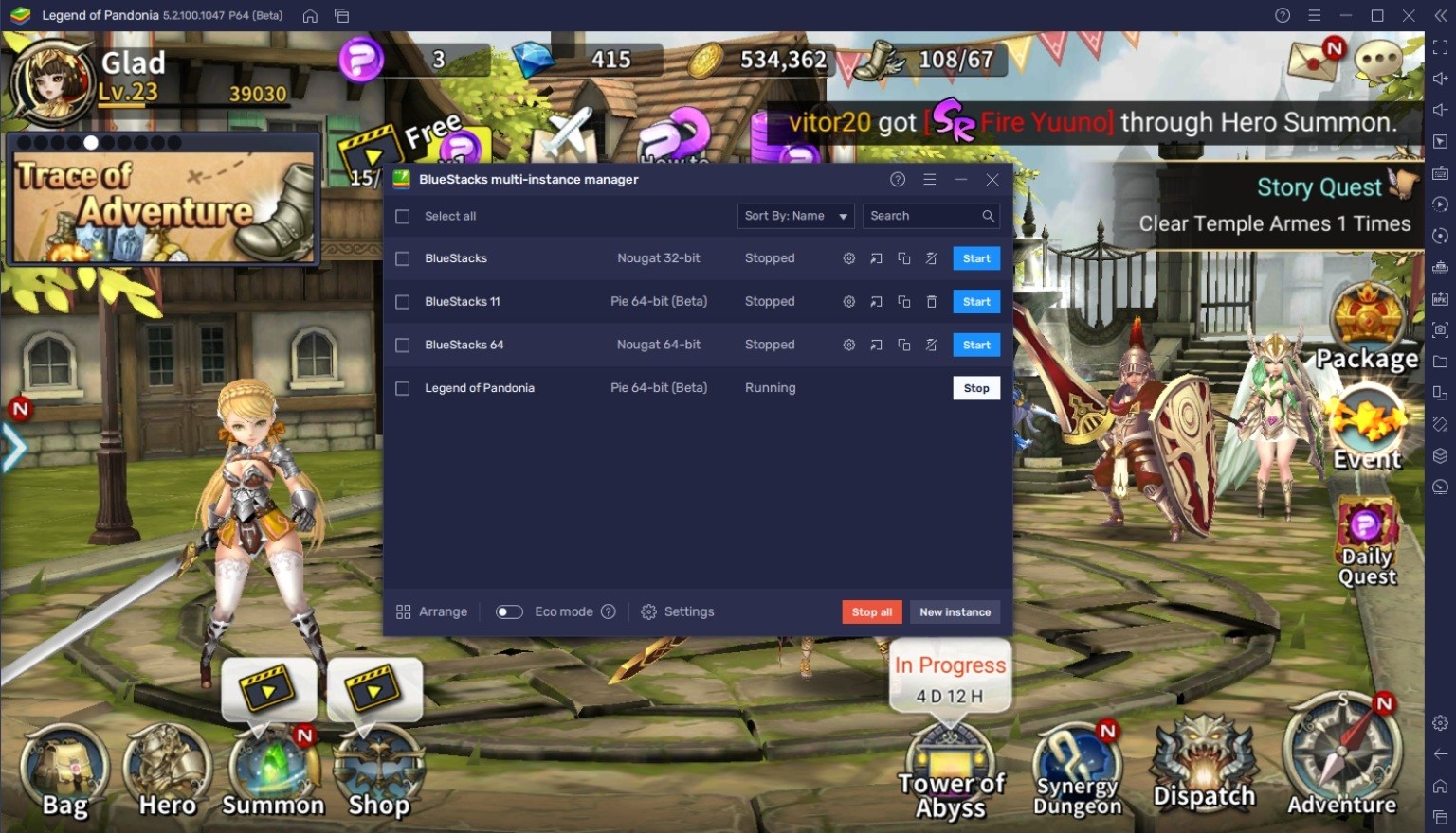 كيف تلعب Legend of Pandonia على جهاز الكمبيوتر باستخدام محاكي BlueStacks