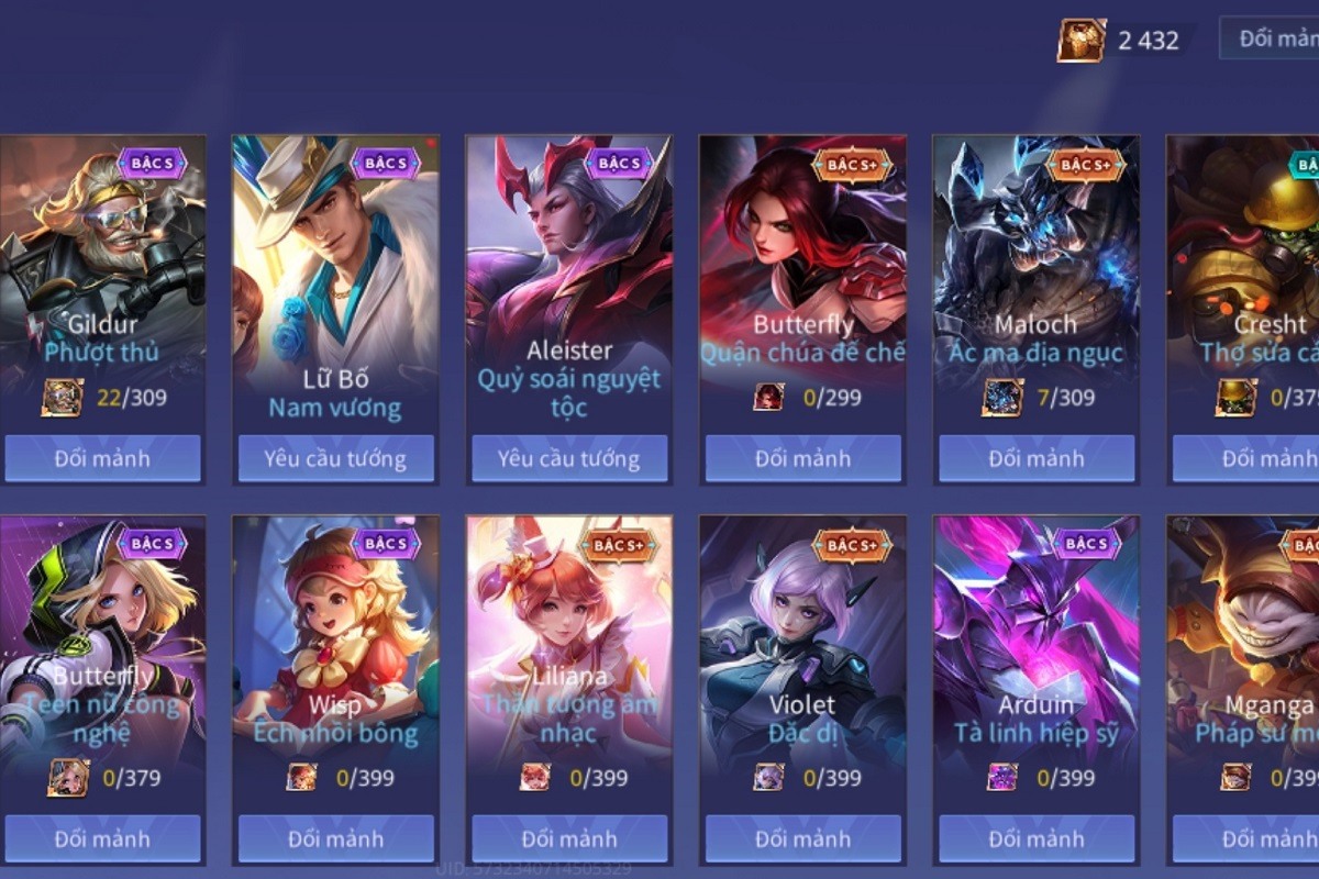 Liên Quân Mobile chơi lớn, free skin toàn server trong shop đổi mảnh