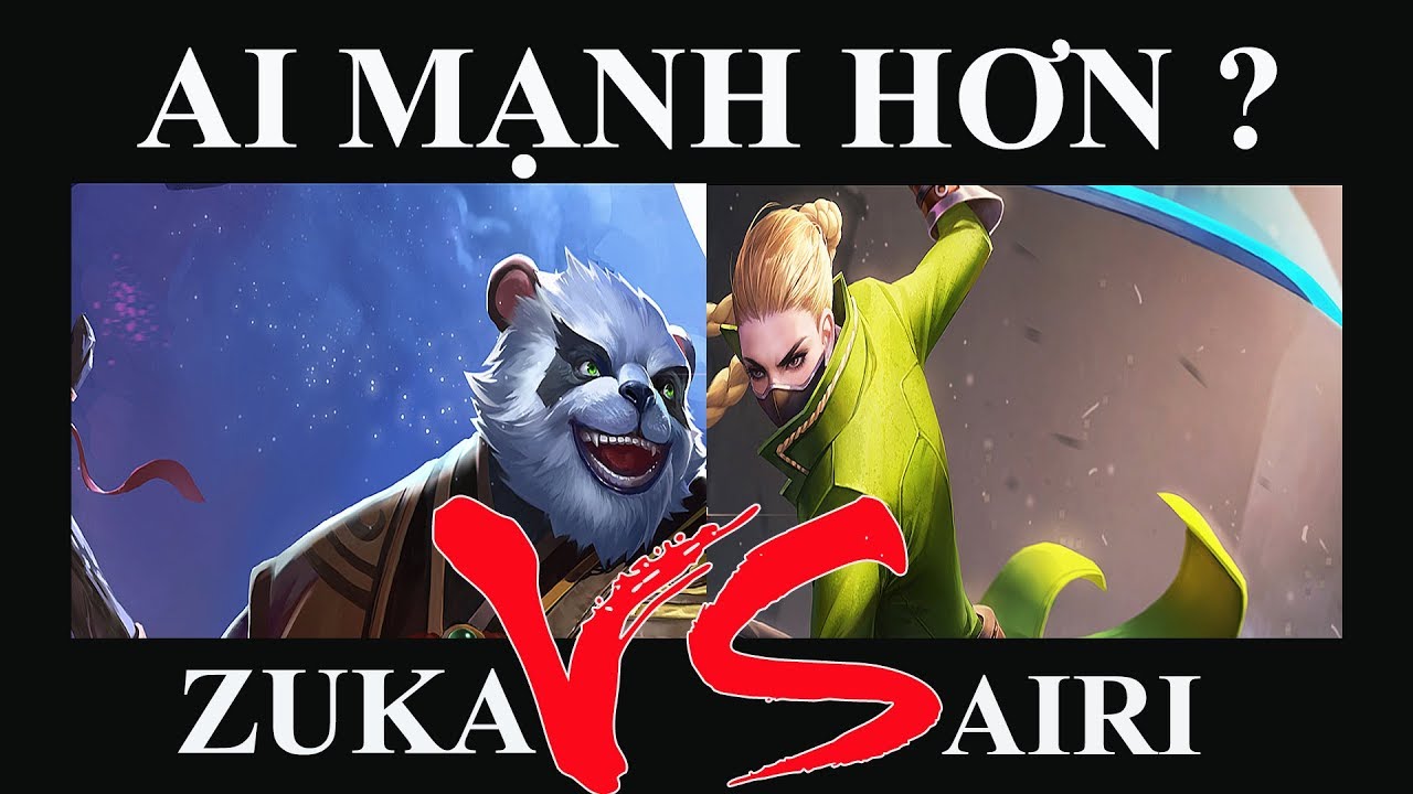 Liên Quân Mobile: So kèo Zuka vs Airi, ai mạnh hơn ai?