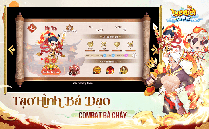 Lục Giới AFK: Game đấu tướng rảnh tay đề tài Phong Thần sắp phát hành