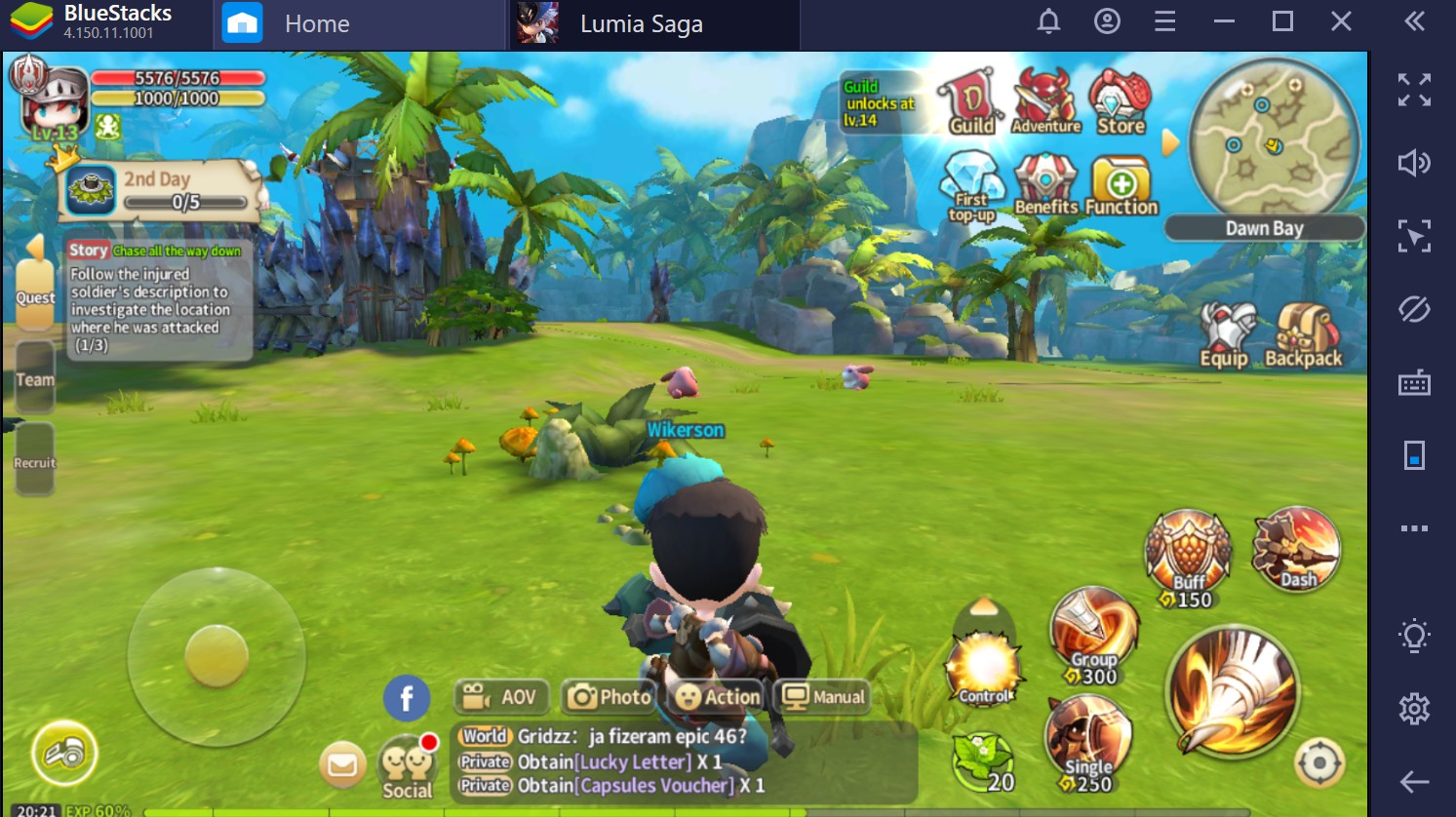 Como jogar Lumia Saga no PC com o BlueStacks