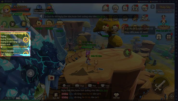 Hướng dẫn cơ bản chơi LUNA: Vương Quốc Ánh Trăng trên PC bằng BlueStacks