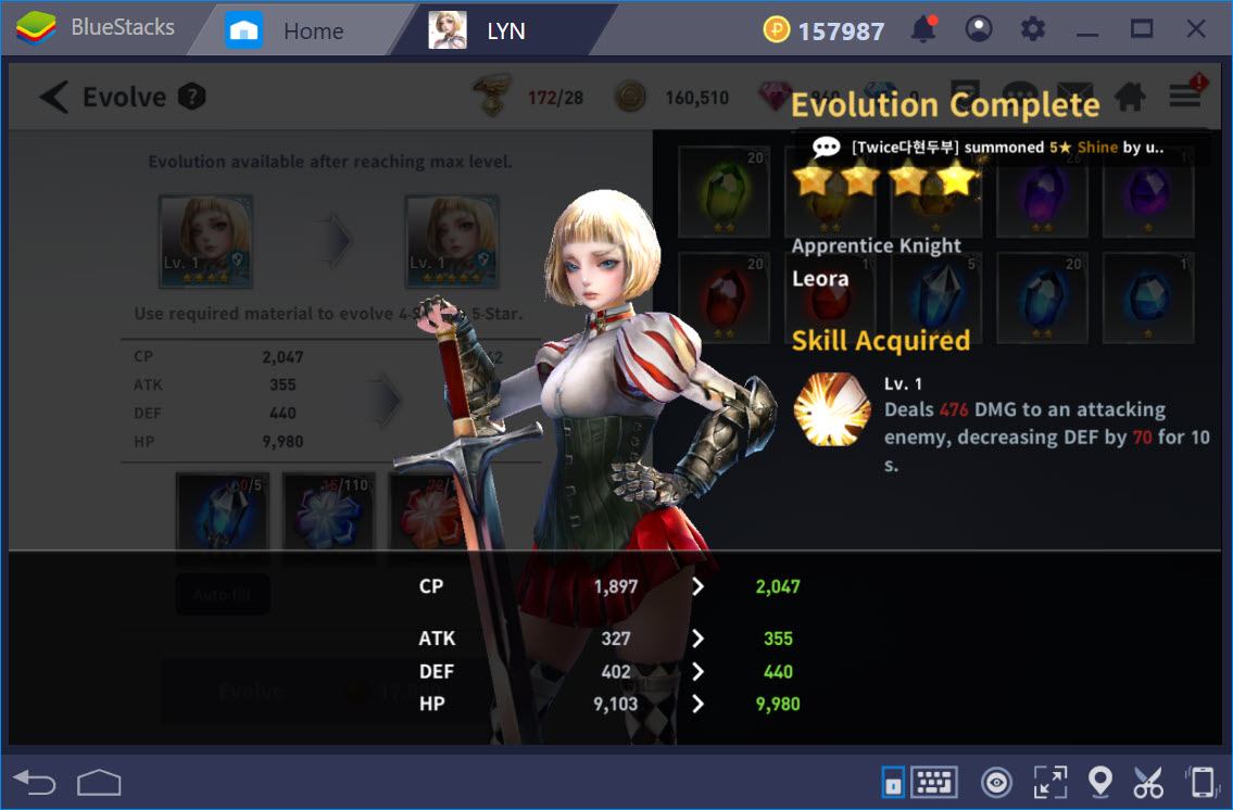 LYN:The Lightbringer - Cách tăng sức mạnh cho skill nhân vật và team