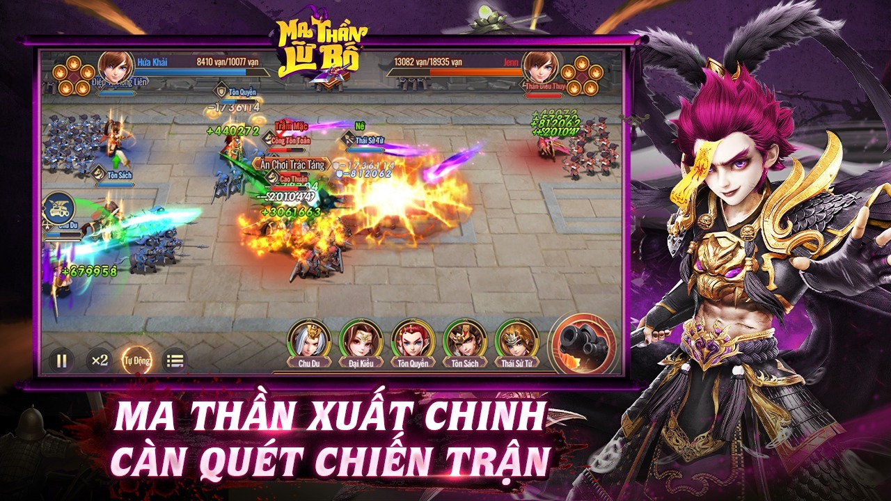 SohaGame công bố game đấu tướng đẹp mắt Ma Thần Lữ Bố