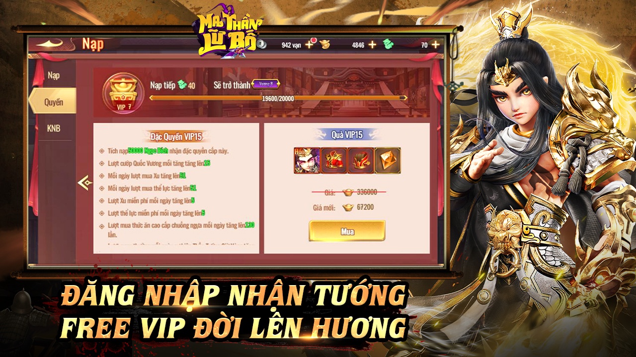 SohaGame công bố game đấu tướng đẹp mắt Ma Thần Lữ Bố