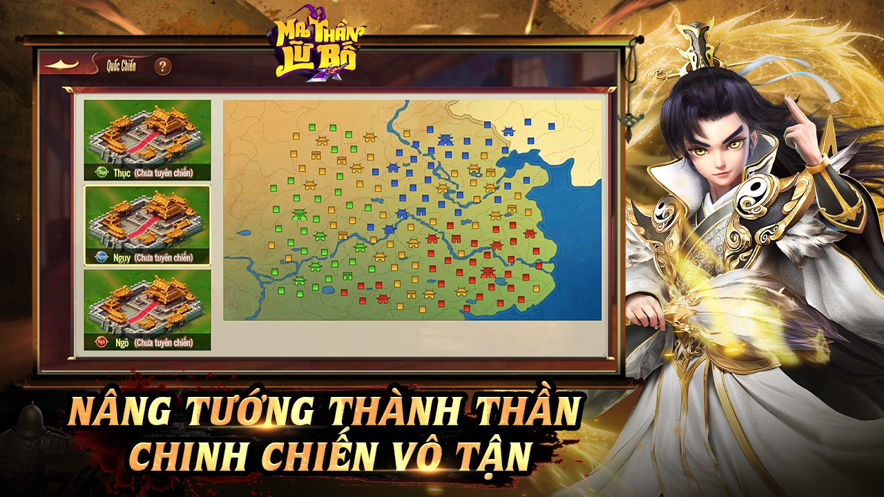 SohaGame công bố game đấu tướng đẹp mắt Ma Thần Lữ Bố