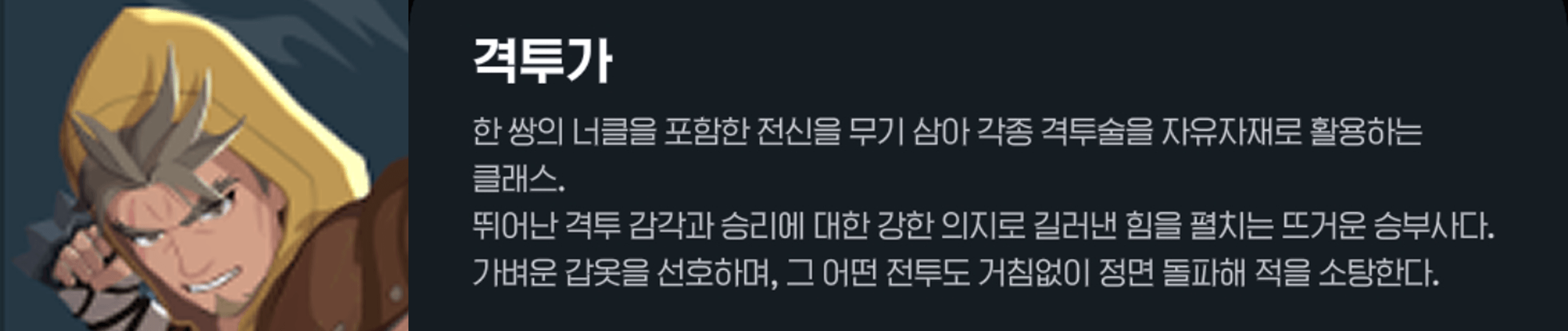 마비노기 모바일 - 격투가 가이드