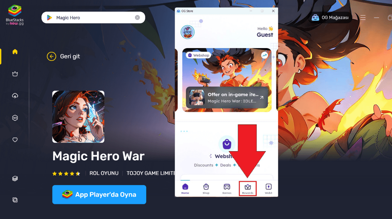 Magic Hero War’a Özel Ödül Kodları