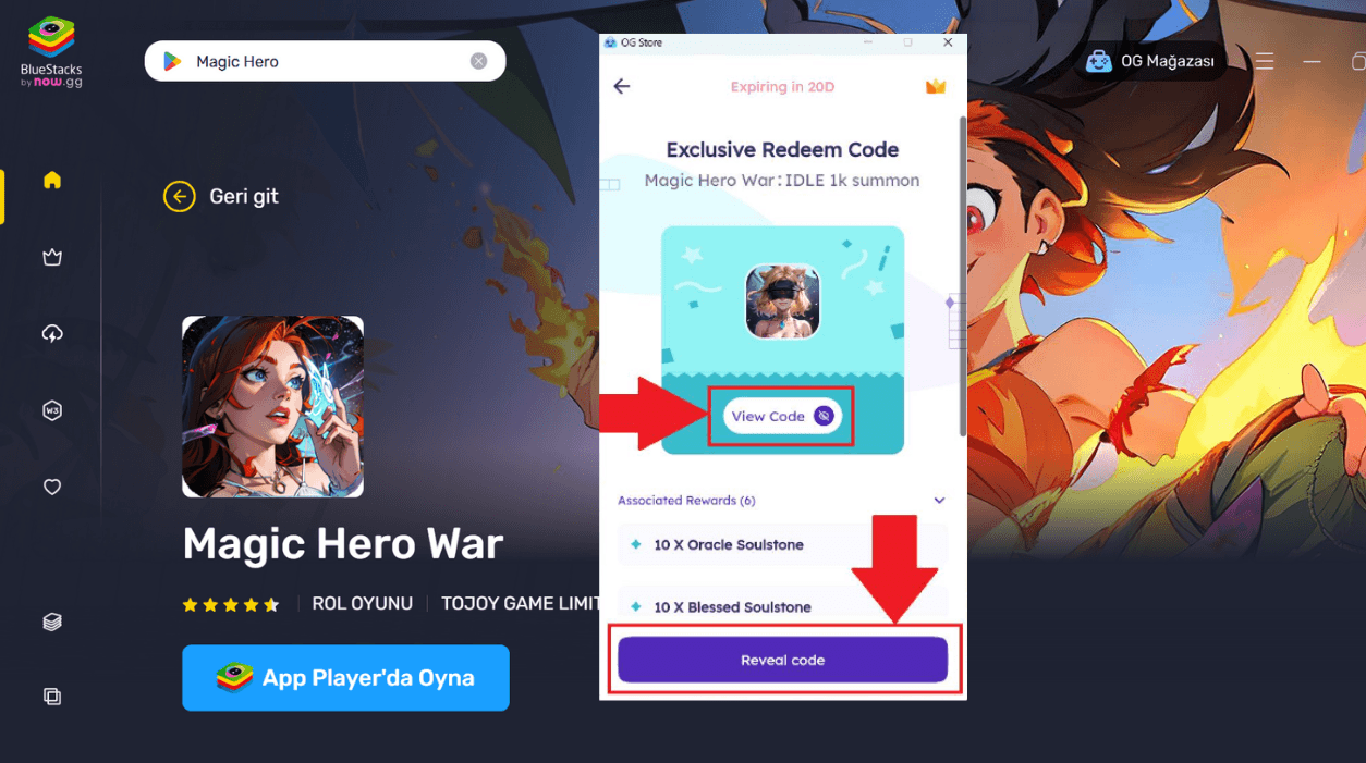 Magic Hero War’a Özel Ödül Kodları