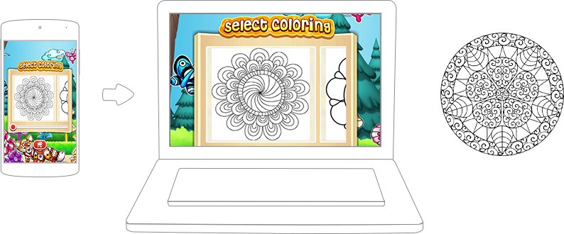 Run Mandala Coloring Pages on PC 24