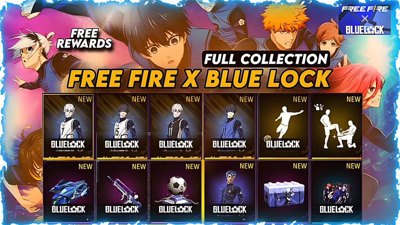 free fire x blue lock download