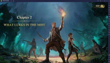 دليل BlueStacks للمبتدئين للعب  Misty Continent: Cursed Island