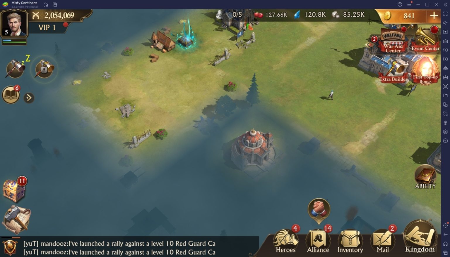 دليل BlueStacks للمبتدئين للعب  Misty Continent: Cursed Island