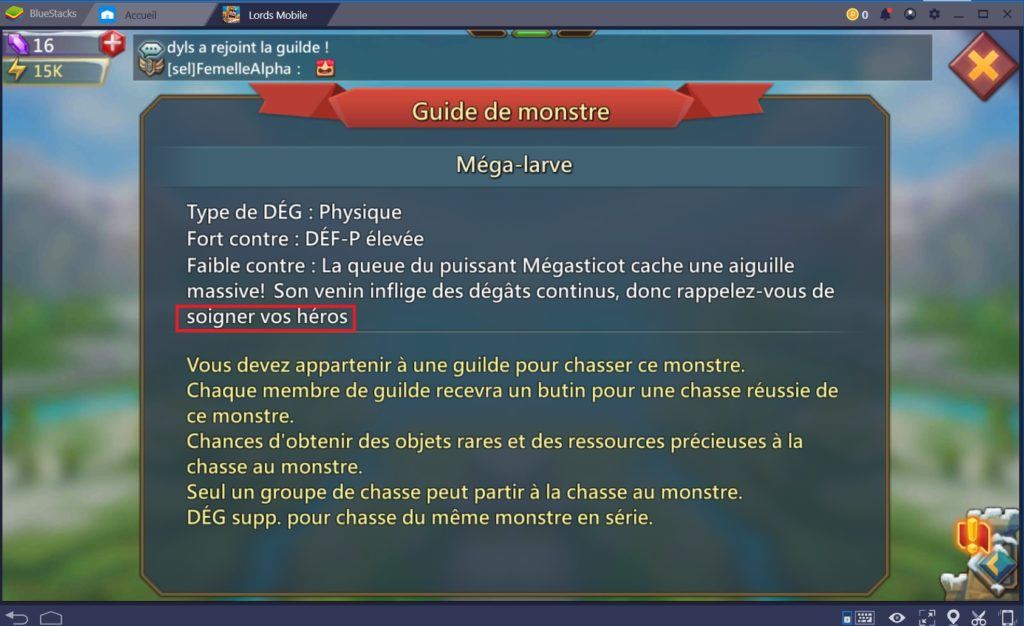 Lords Mobile les secrets d