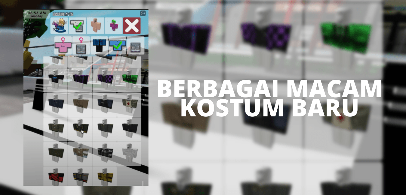 Melihat Update Theme Pack Terbaru di Brookhaven Roblox!