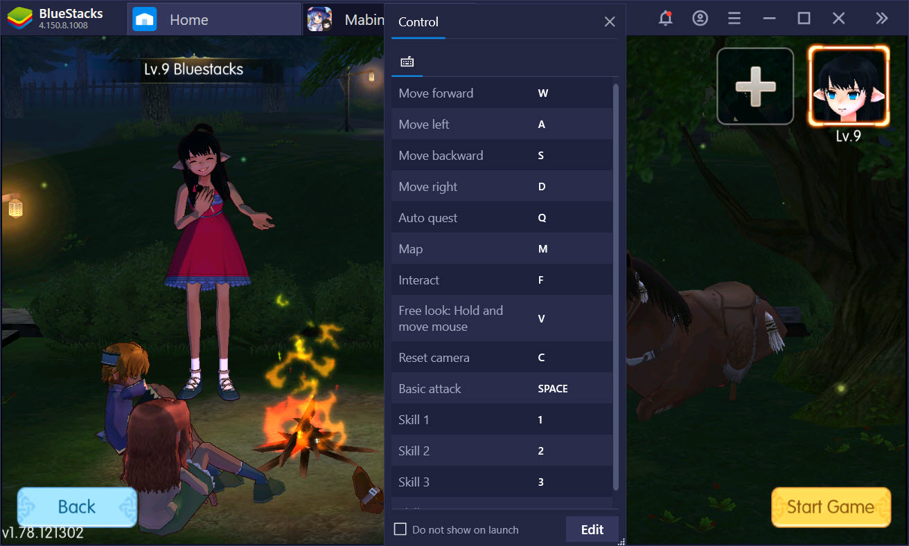 Thiết lập chơi Mabinogi-Fantasy Life tối ưu với Game Controls của BlueStacks