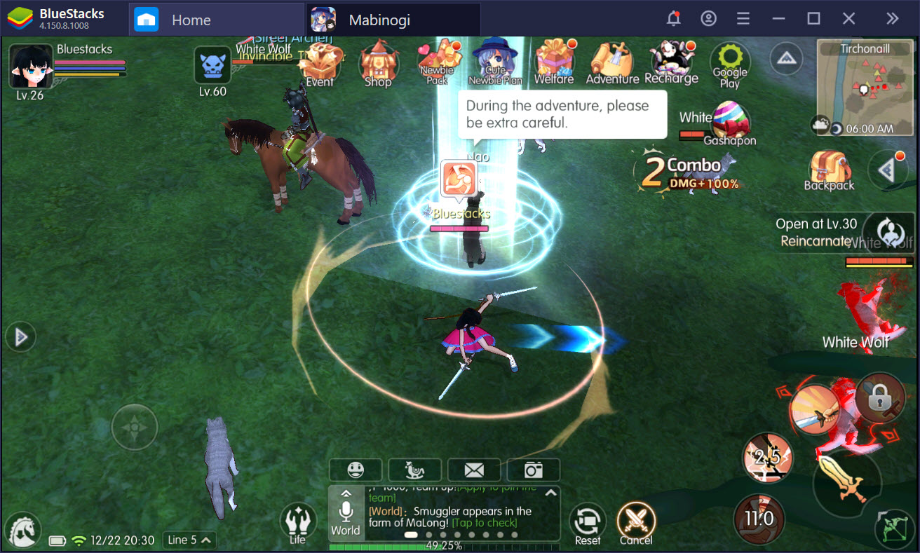 Thiết lập chơi Mabinogi-Fantasy Life tối ưu với Game Controls của BlueStacks