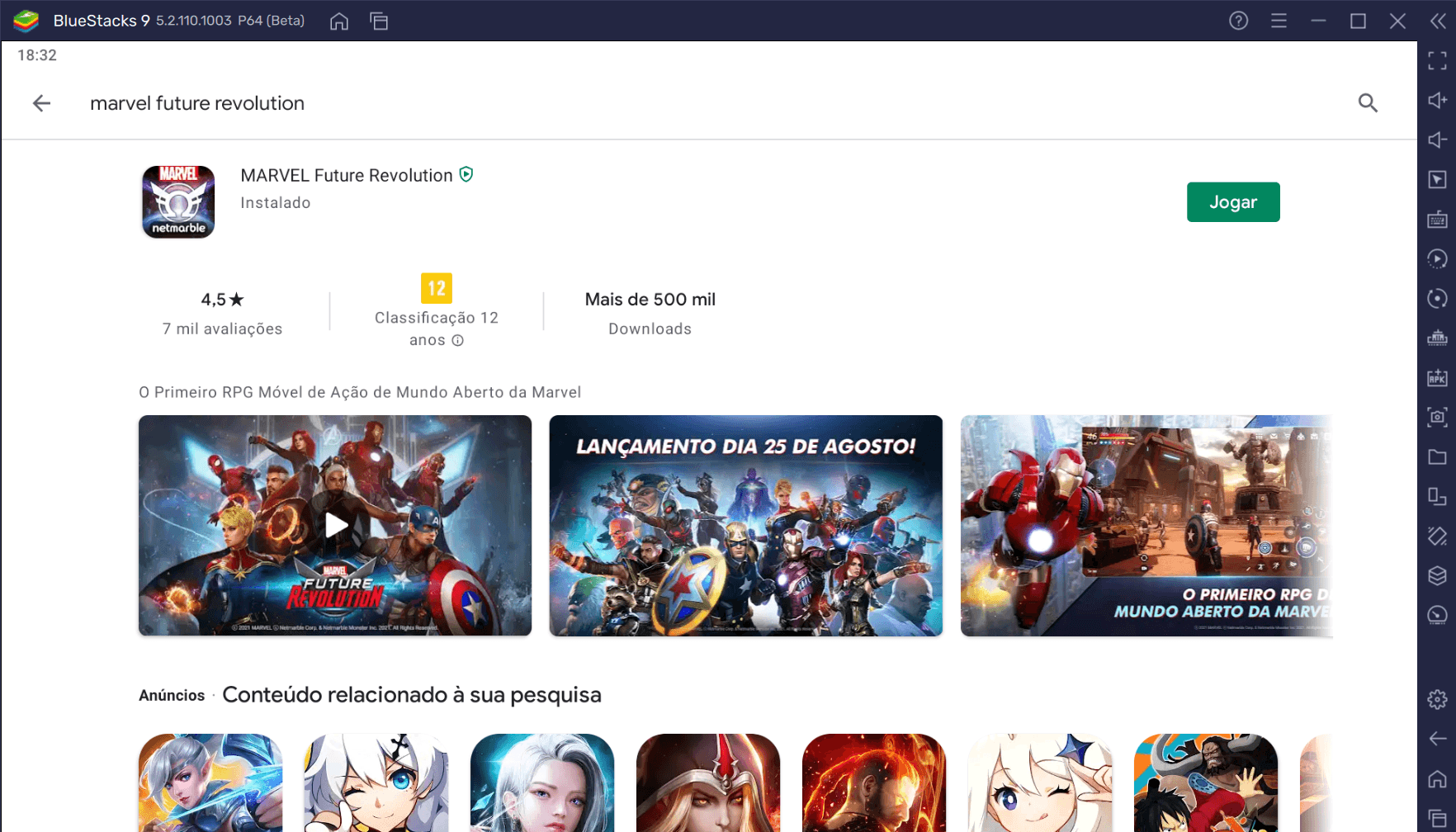 Como Baixar e Instalar MARVEL Future Revolution no PC com BlueStacks