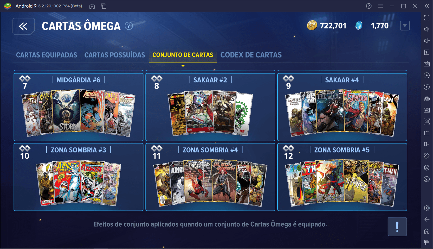 Tudo o que você precisa saber sobre as Cartas Ômega em MARVEL Future Revolution