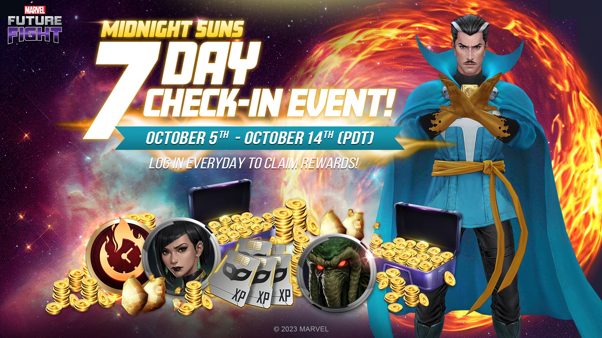 Marvel Future Fight แนะนำเนื้อหาธีม Midnight Suns ในการอัปเดตล่าสุด