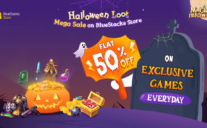 透過 BlueStacks在《Magic Hero War》中參加萬聖節戰利品活動, 可享受每筆訂單 50% 的折扣