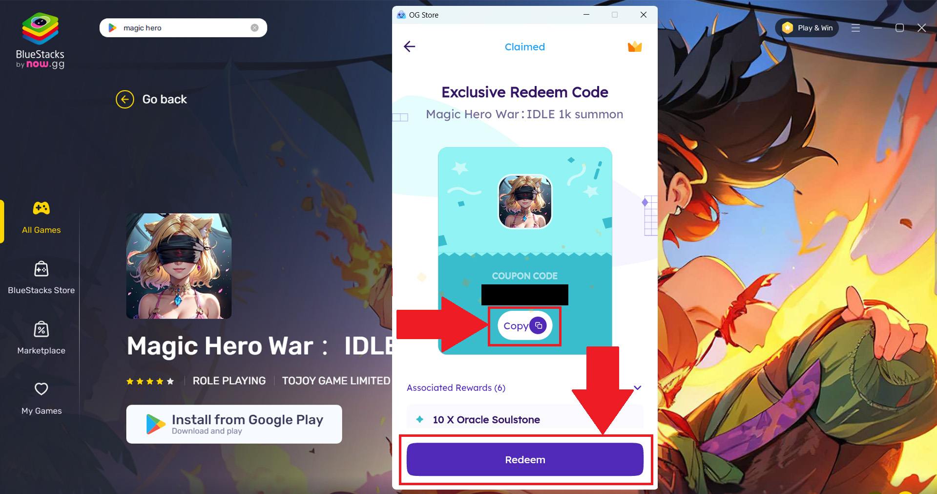 Kode Redeem Eksklusif Magic Hero War