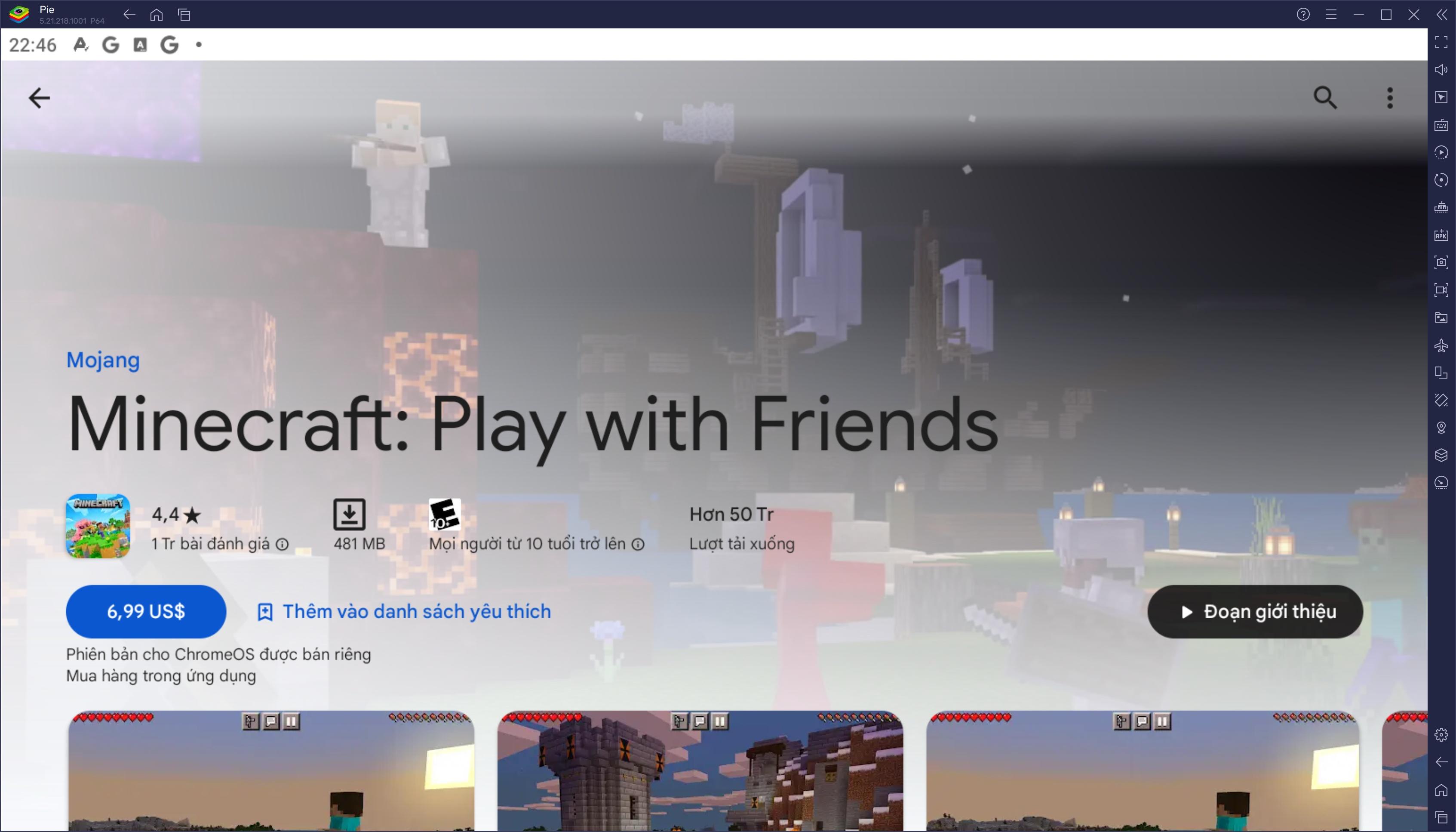 Thỏa sức sáng tạo khi chơi Minecraft trên PC với BlueStacks