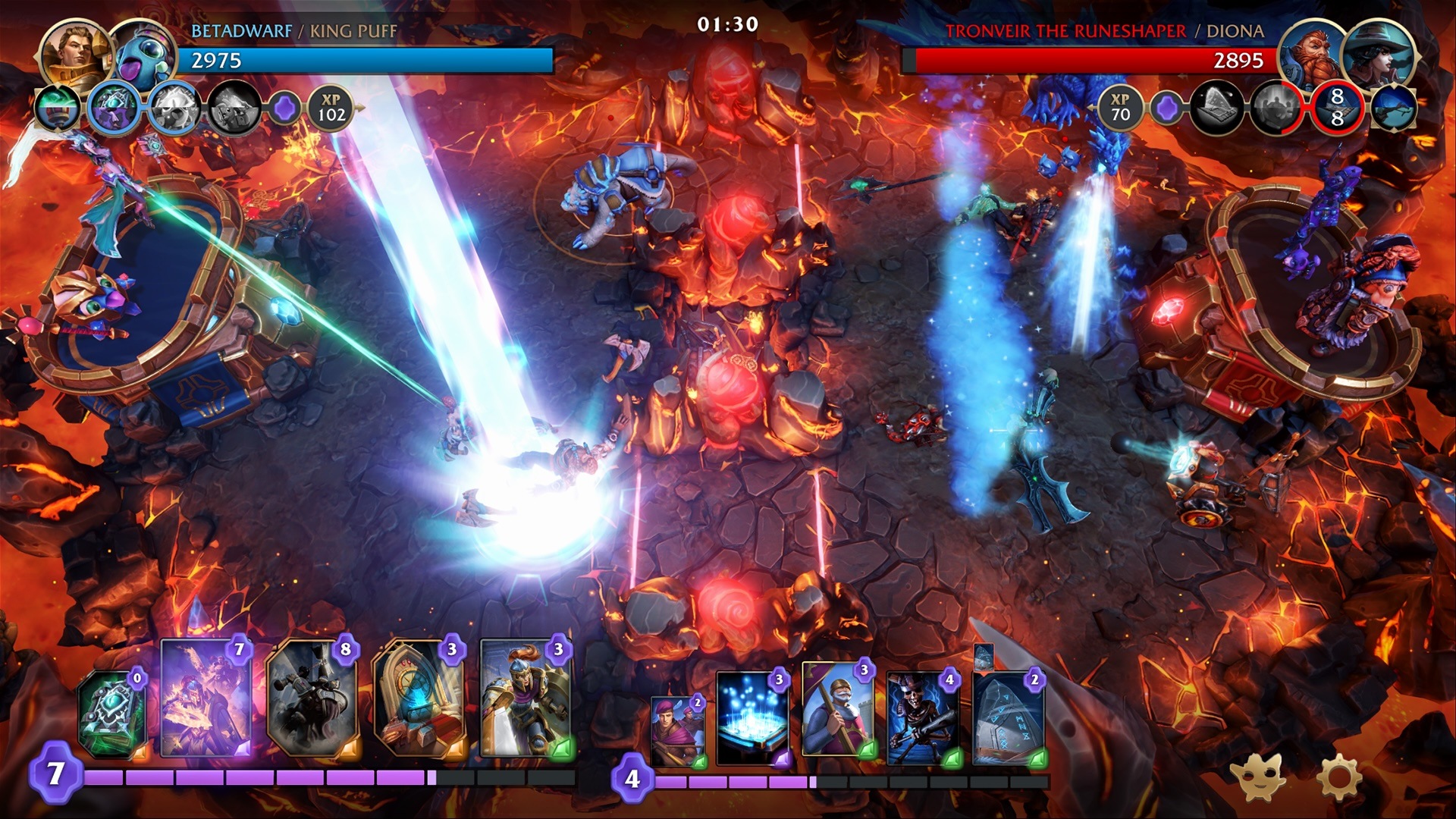 Cùng chơi game chiến thuật thủ thành đối kháng Minion Masters trên PC với BlueStacks