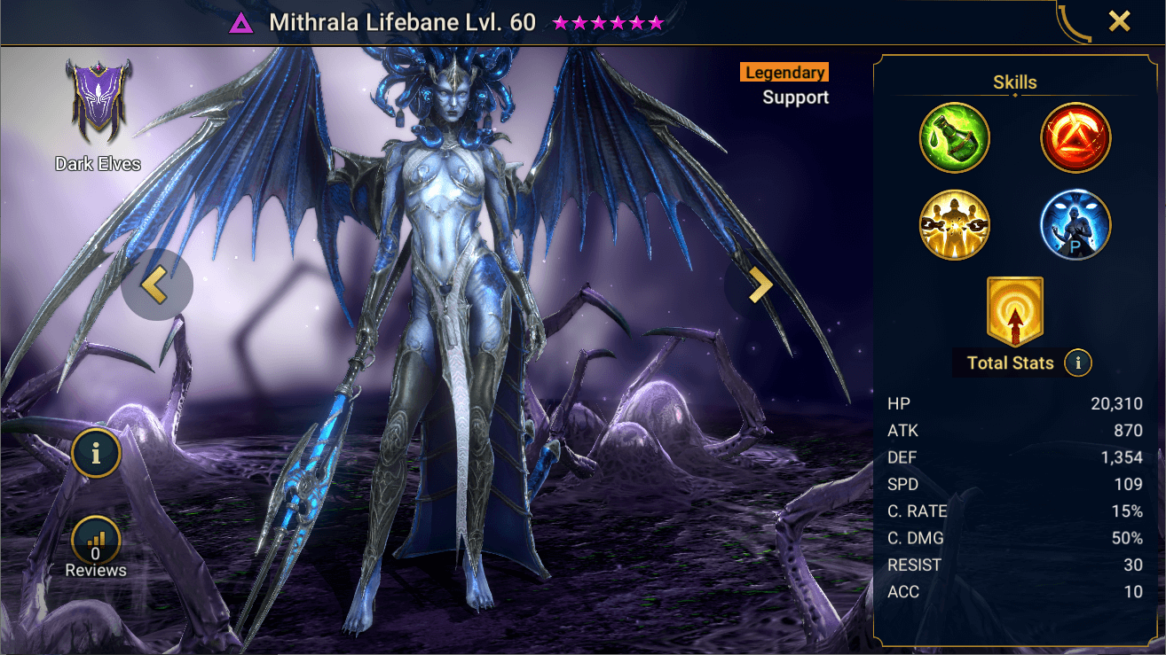 Unstoppable Mithrala Lifebane Build for Raid: Shadow Legends