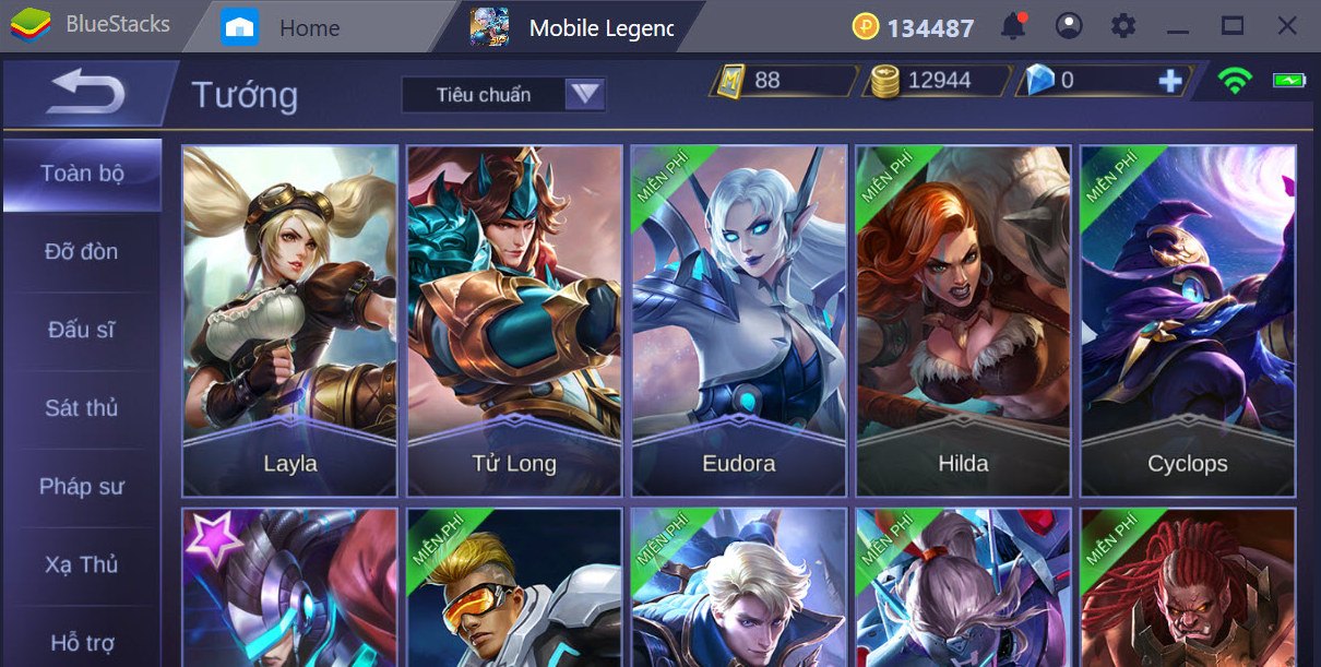 Giới thiệu các Class trong Mobile Legends Bang Bang