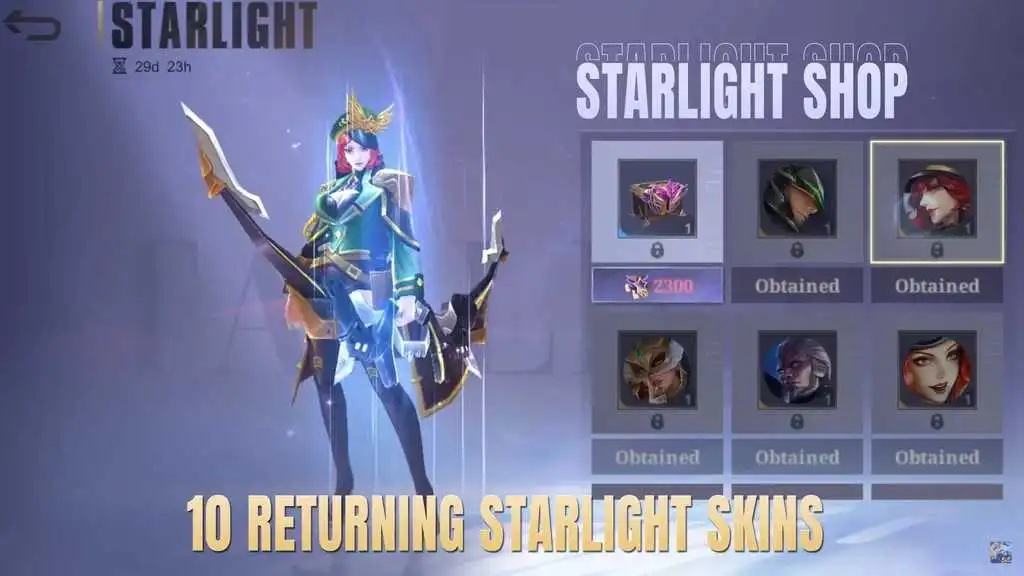 Mobile Legends ตุลาคม 2023 Starlight Pass: สกินใหม่ อิโมติคอน และอื่นๆ อีกมากมาย