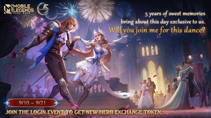 Mobile Legends: Bang Bang -- Moonton Announces a New Event to Celebrate its 5th Anniversary