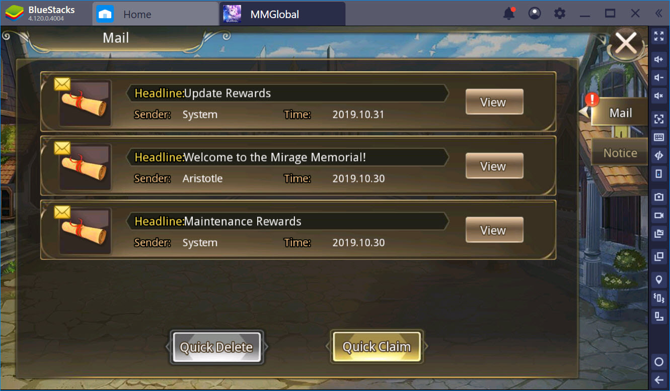 Lưu ý cho người mới khi chơi Mirage Memorial Global