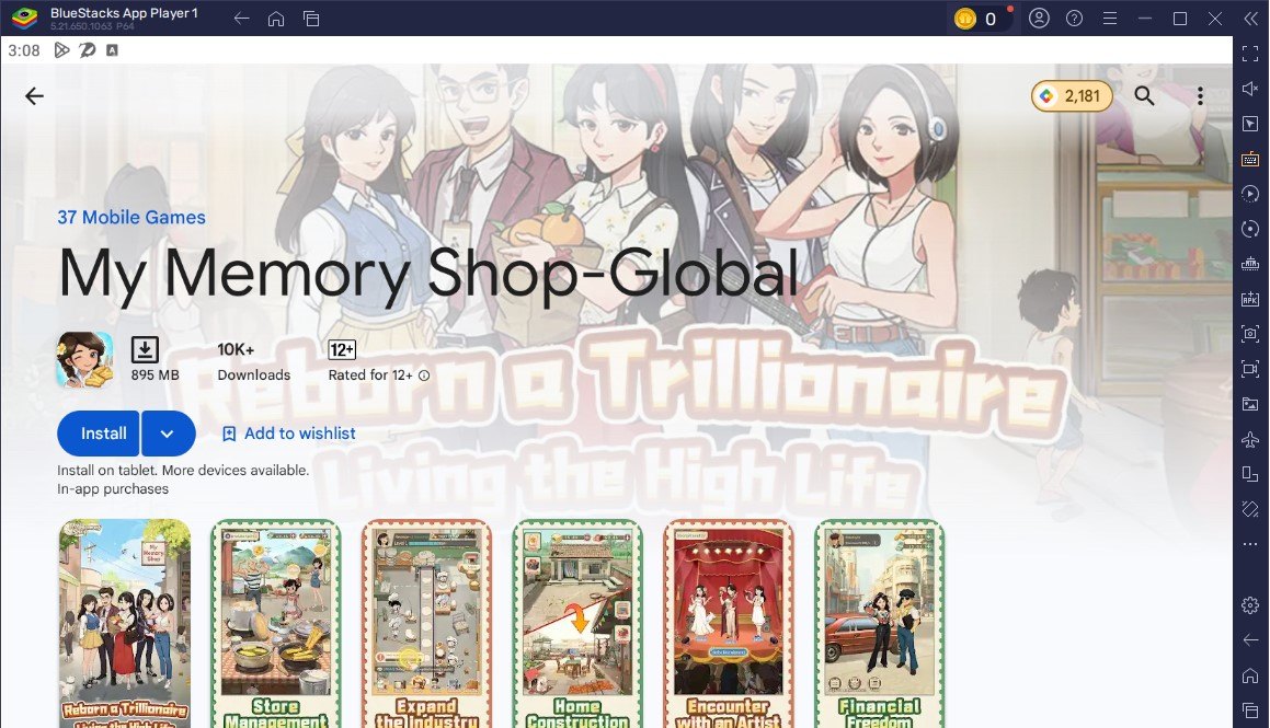 Panduan Memainkan My Memory Shop-Global di PC! Bangun Toko Impianmu Tanpa Batas!