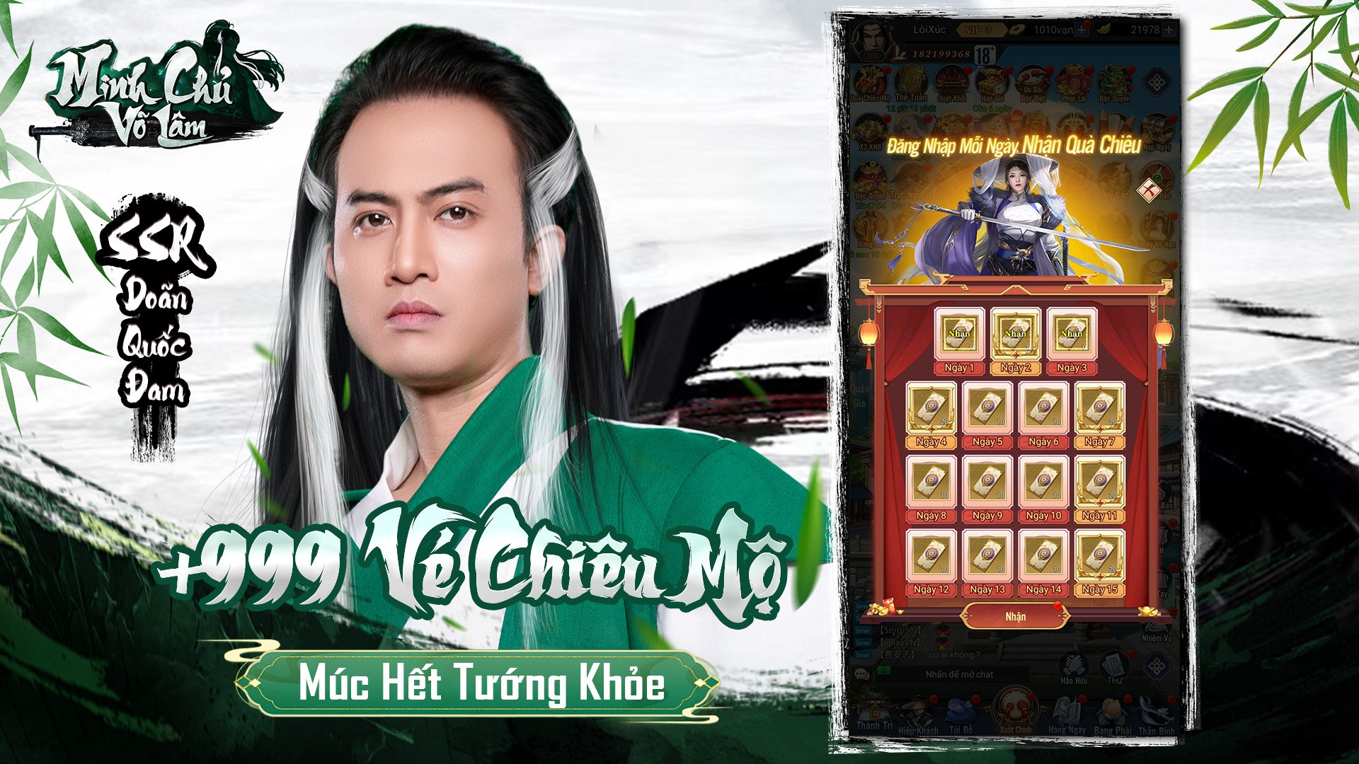 Bảng xếp hạng sức mạnh nhân vật dành cho game thủ khi chơi Minh Chủ Võ Lâm - Vplay trên PC với BlueStacks