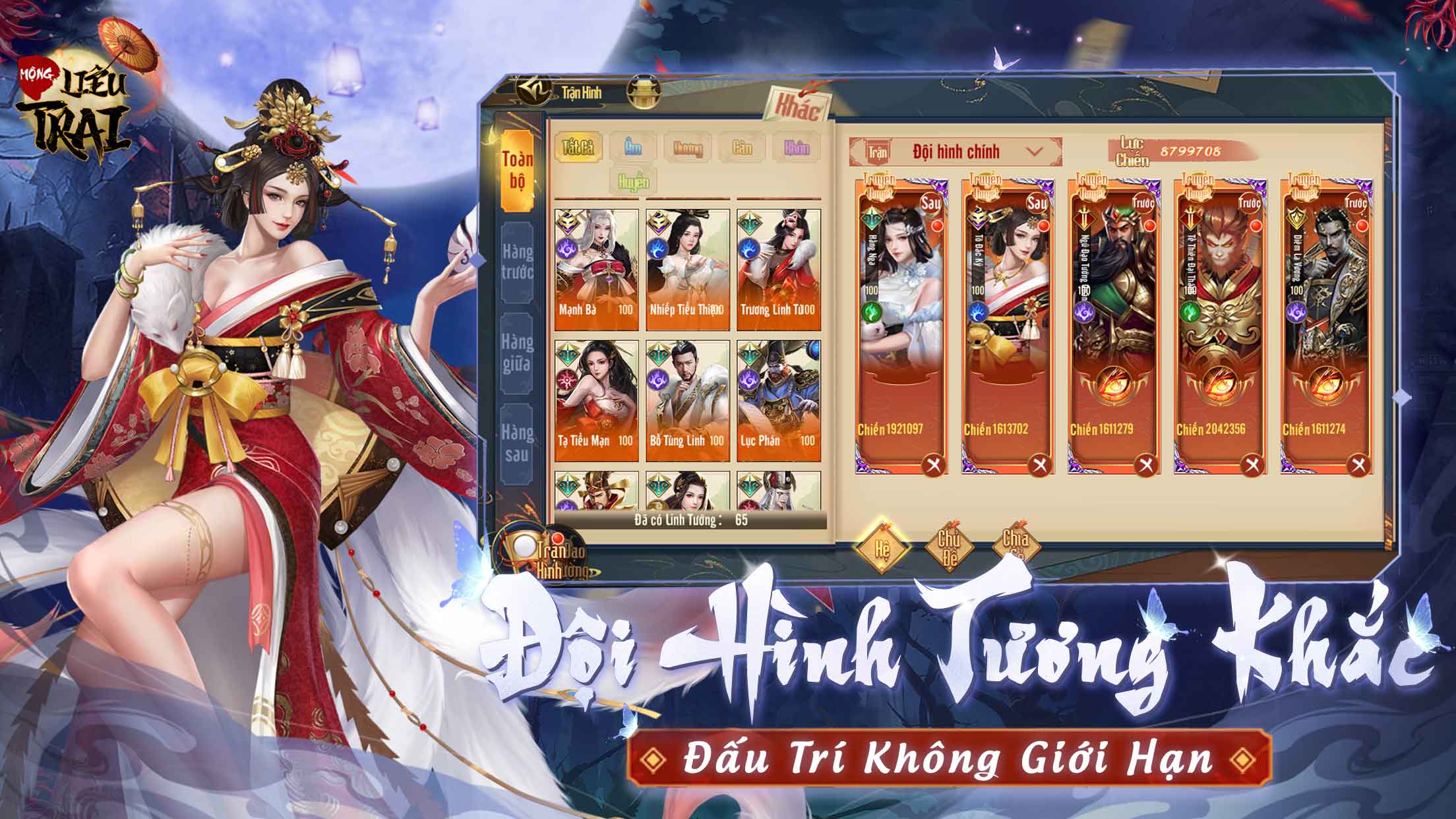 Mộng Liêu Trai: Game đấu tướng với những nhân vật cực đẹp chuẩn bị ra mắt