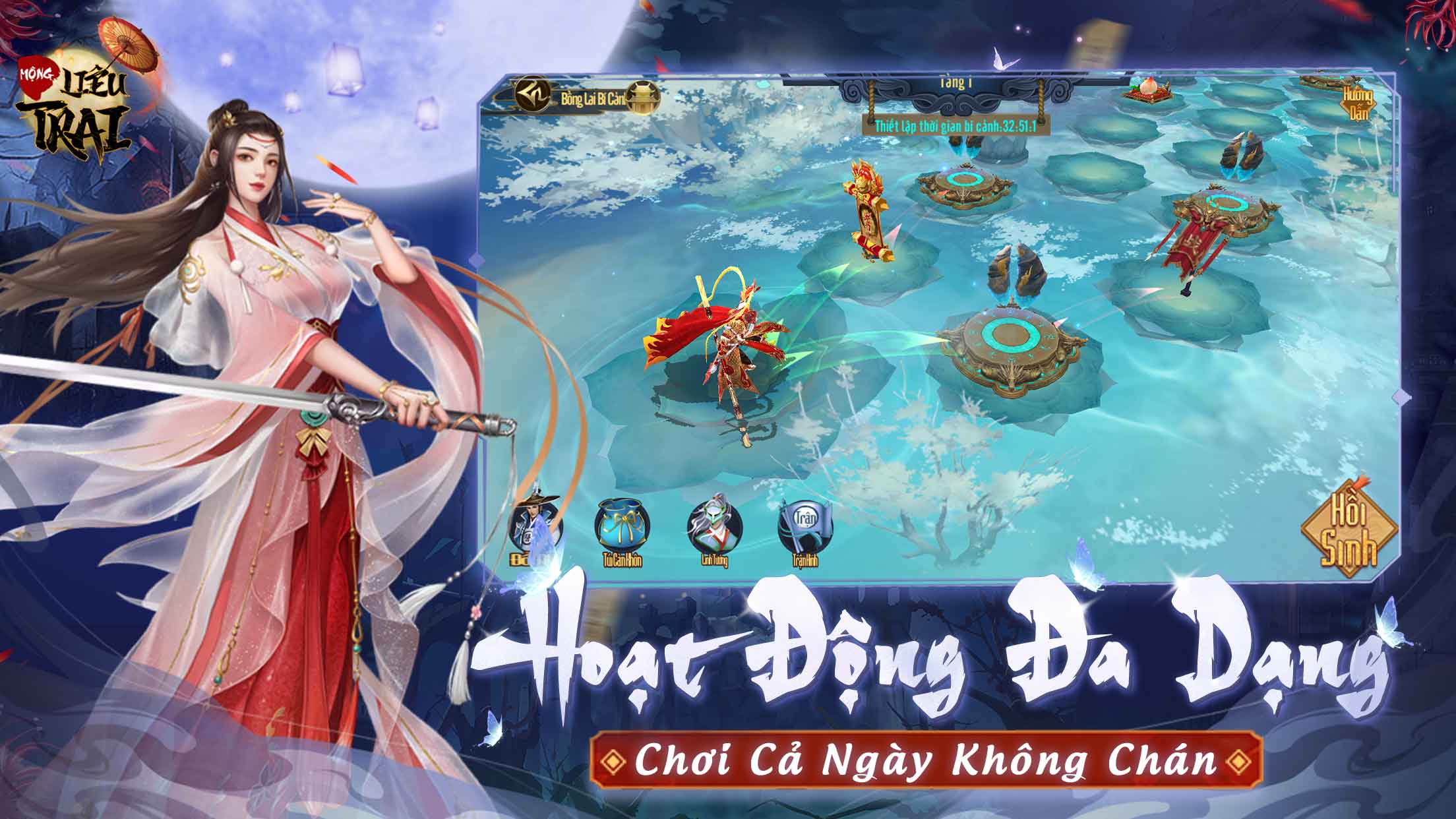 Mộng Liêu Trai: Game đấu tướng với những nhân vật cực đẹp chuẩn bị ...