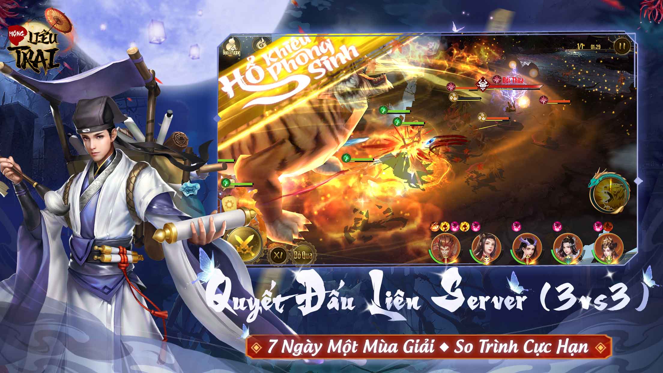 Mộng Liêu Trai: Game đấu tướng với những nhân vật cực đẹp chuẩn bị ra mắt