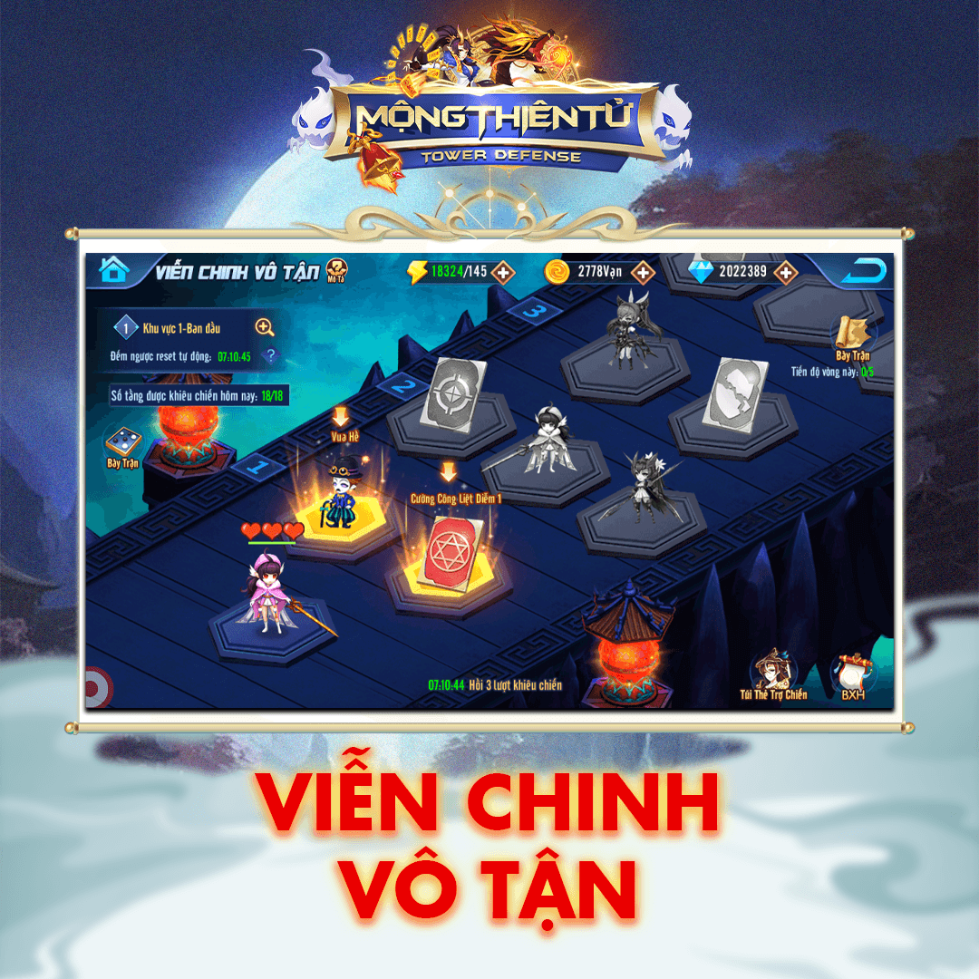 Mộng Thiên Tử: Game thủ thành chiến thuật đề tài dị giới sắp ra mắt