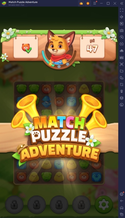 How to Play Match Puzzle Adventure on PC with BlueSacks
