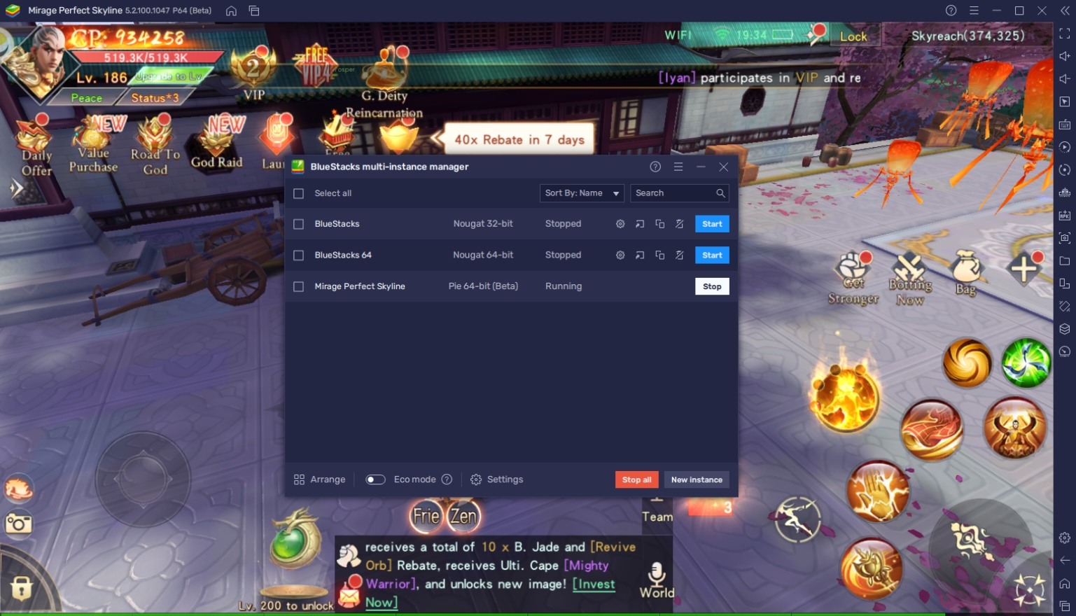 How to Play Mirage: Perfect Skyline on PC with BlueStacks