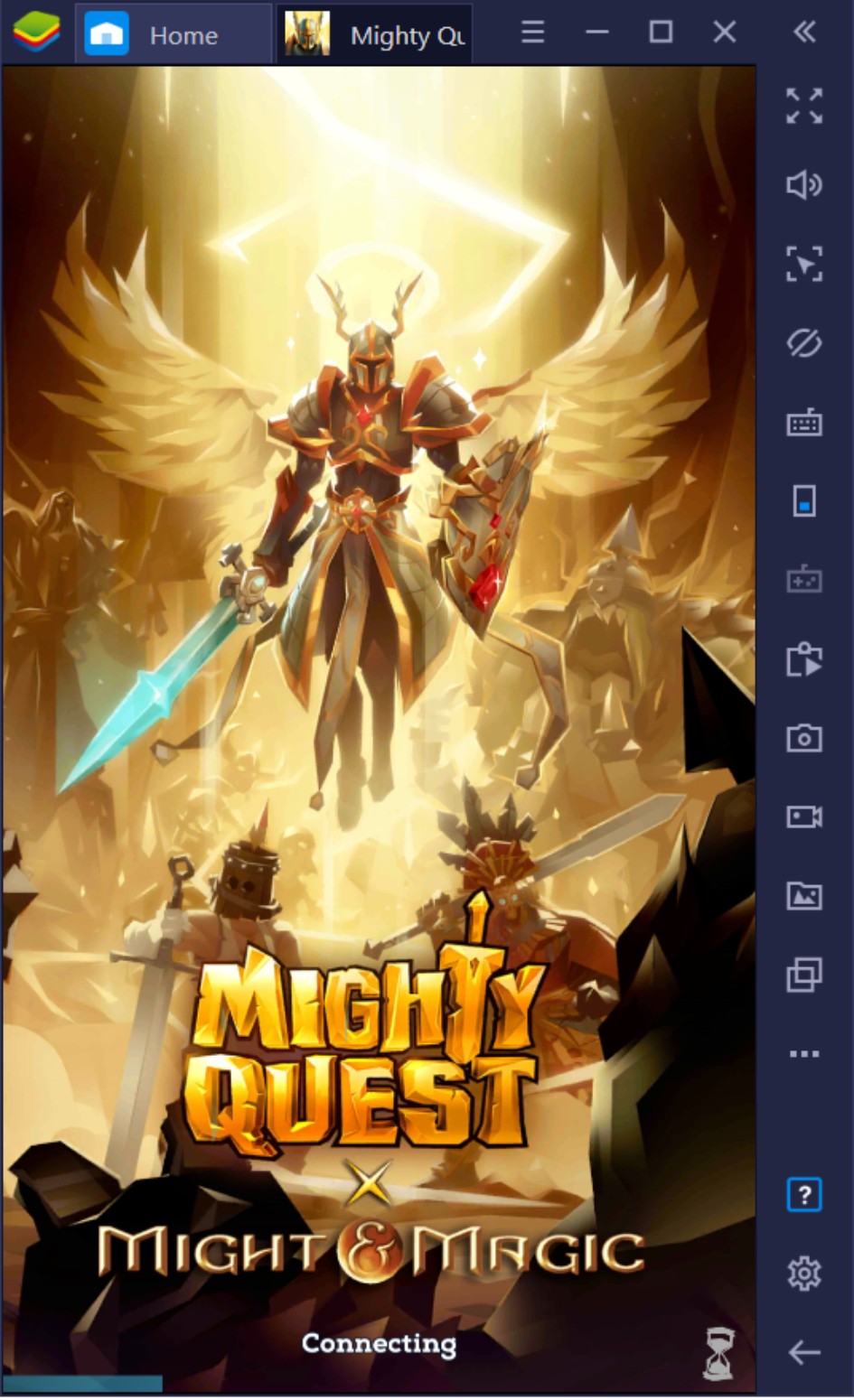 Setting Up The Mighty Quest For Epic Loot on PC with BlueStacks