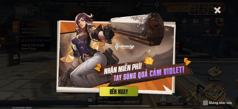 Metal Slug: Awakening - Cách chơi Tay súng quả cảm Violet đến từ Liên Quân Mobile