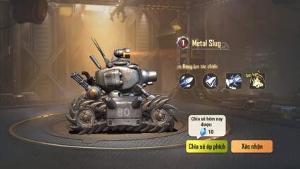 Những phương tiện quen thuộc và “ngầu lòi” trong Metal Slug: Awakening