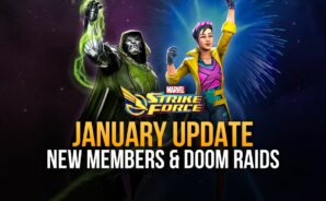 MARVEL Strike Force – Mit dem „Die Vergangenheit und die Zukunft prallen aufeinander“-Update kommen zwei neue Mitglieder und Doom-Raubzüge
