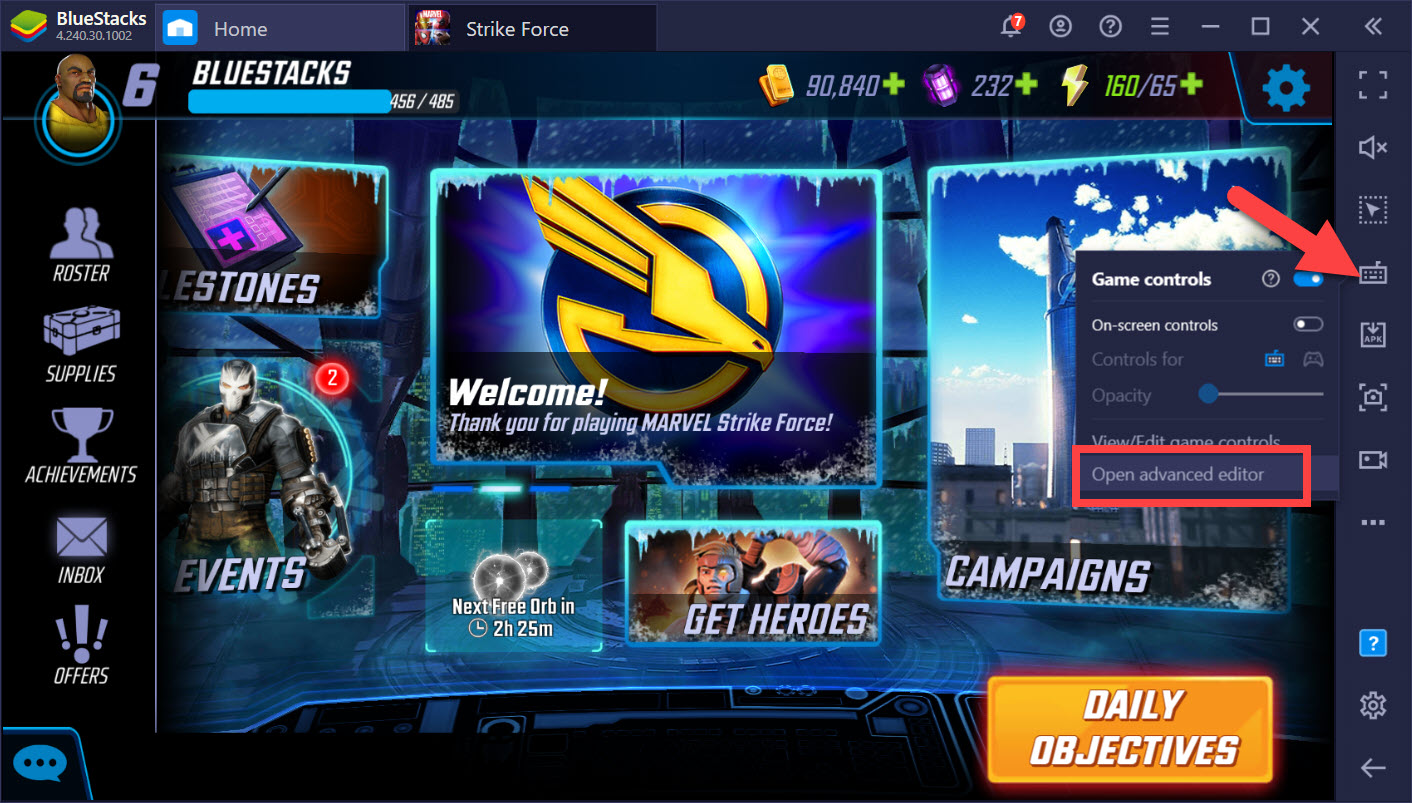 MARVEL Strike Force: Hướng dẫn gán phím Keymapping với Game