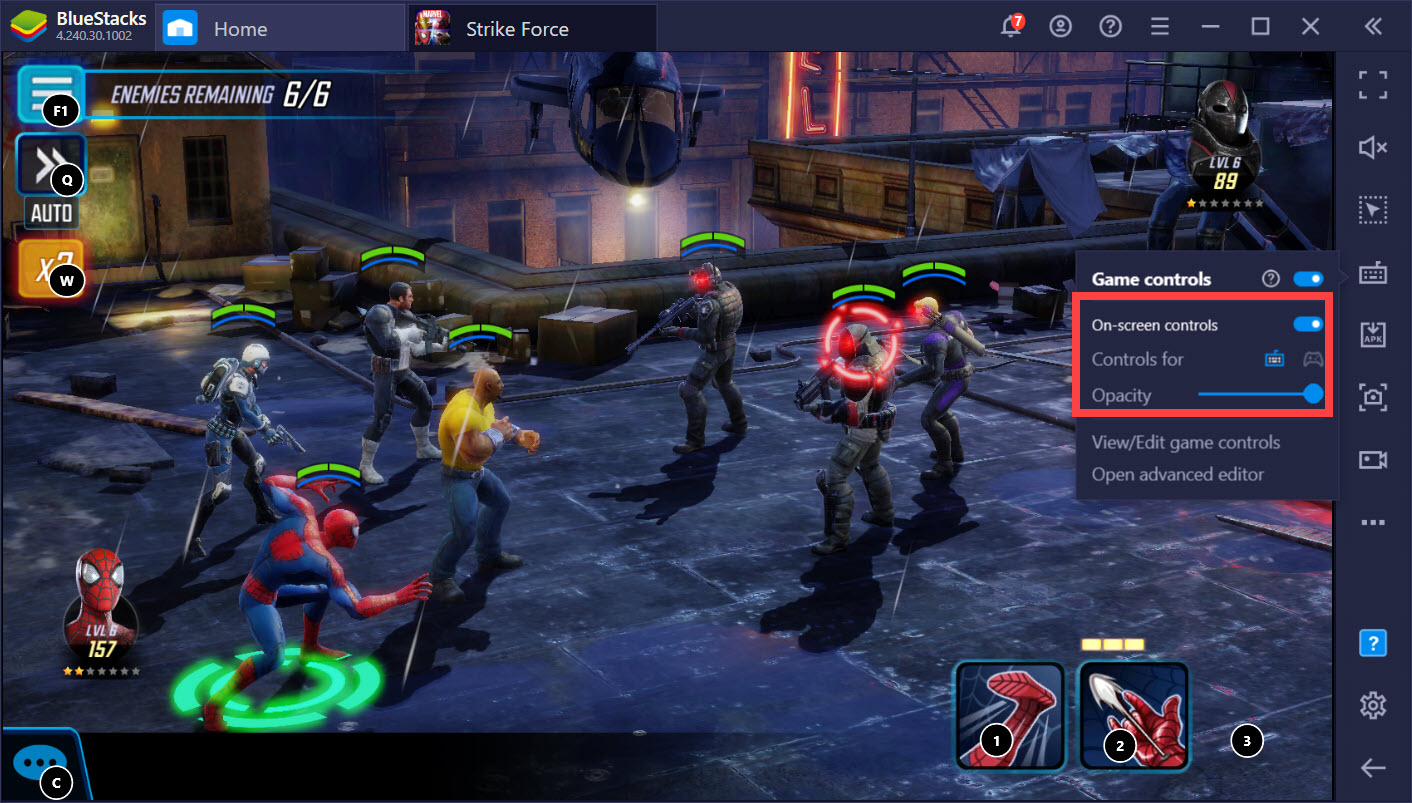 MARVEL Strike Force: Hướng dẫn gán phím Keymapping với Game