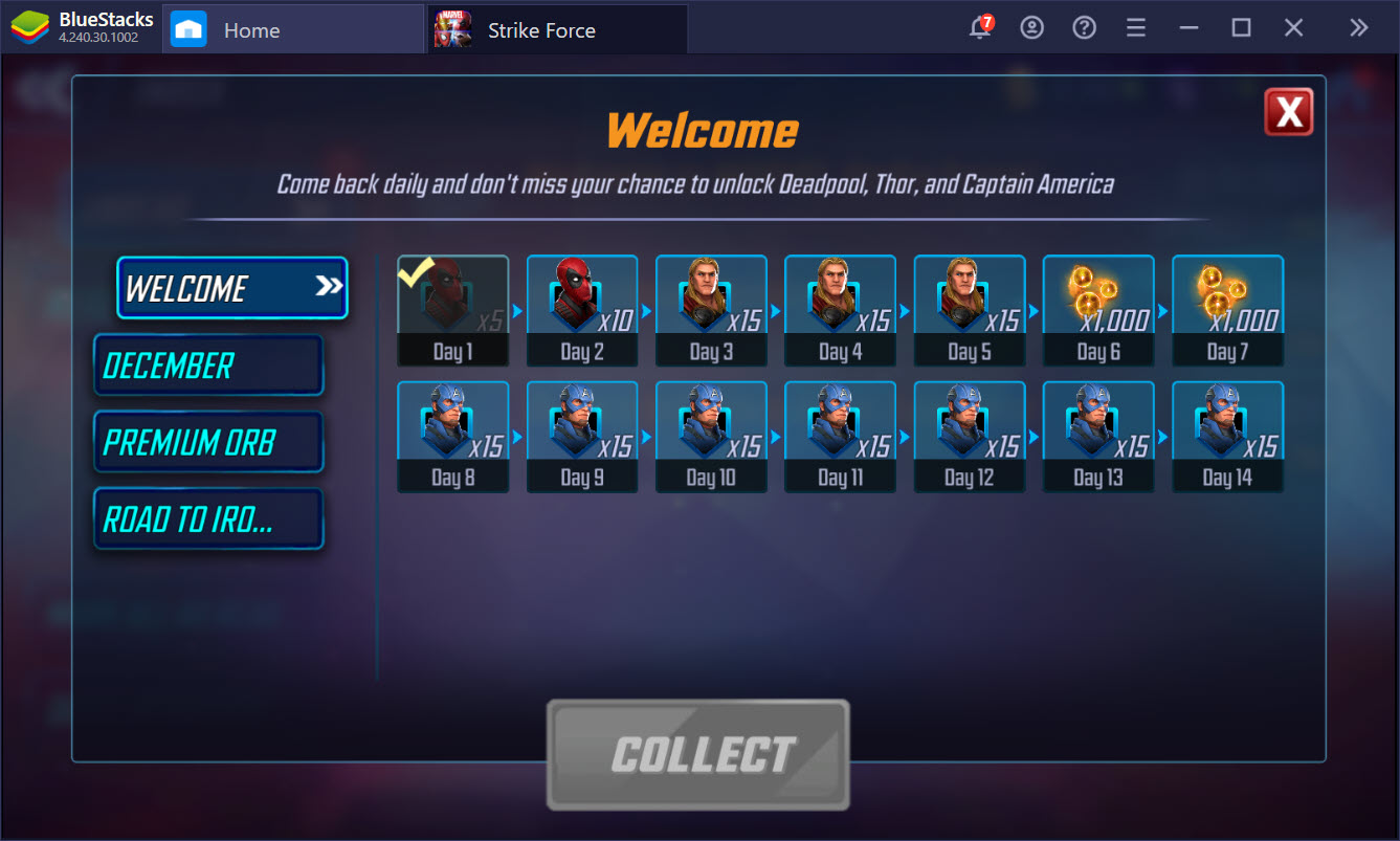 Hóa thân siêu anh hùng trong MARVEL Strike Force cùng BlueStacks