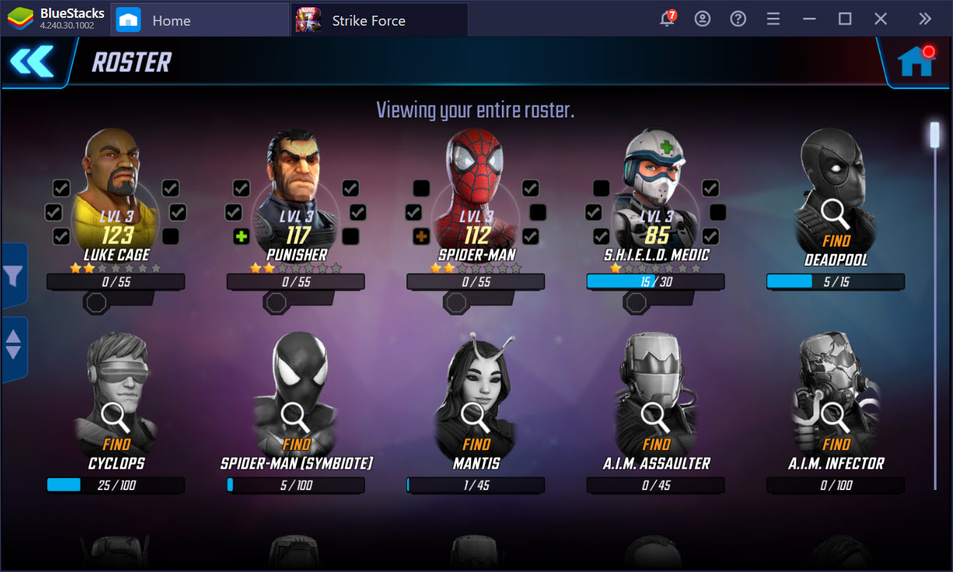 Những lưu ý bạn không nên bỏ qua khi chơi MARVEL Strike Force