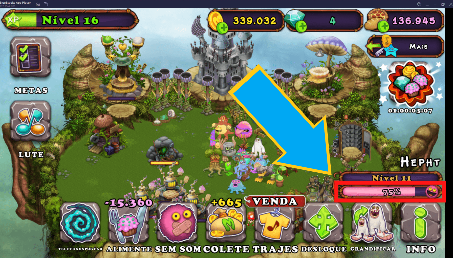 Como jogar My Singing Monsters no PC com BlueStacks